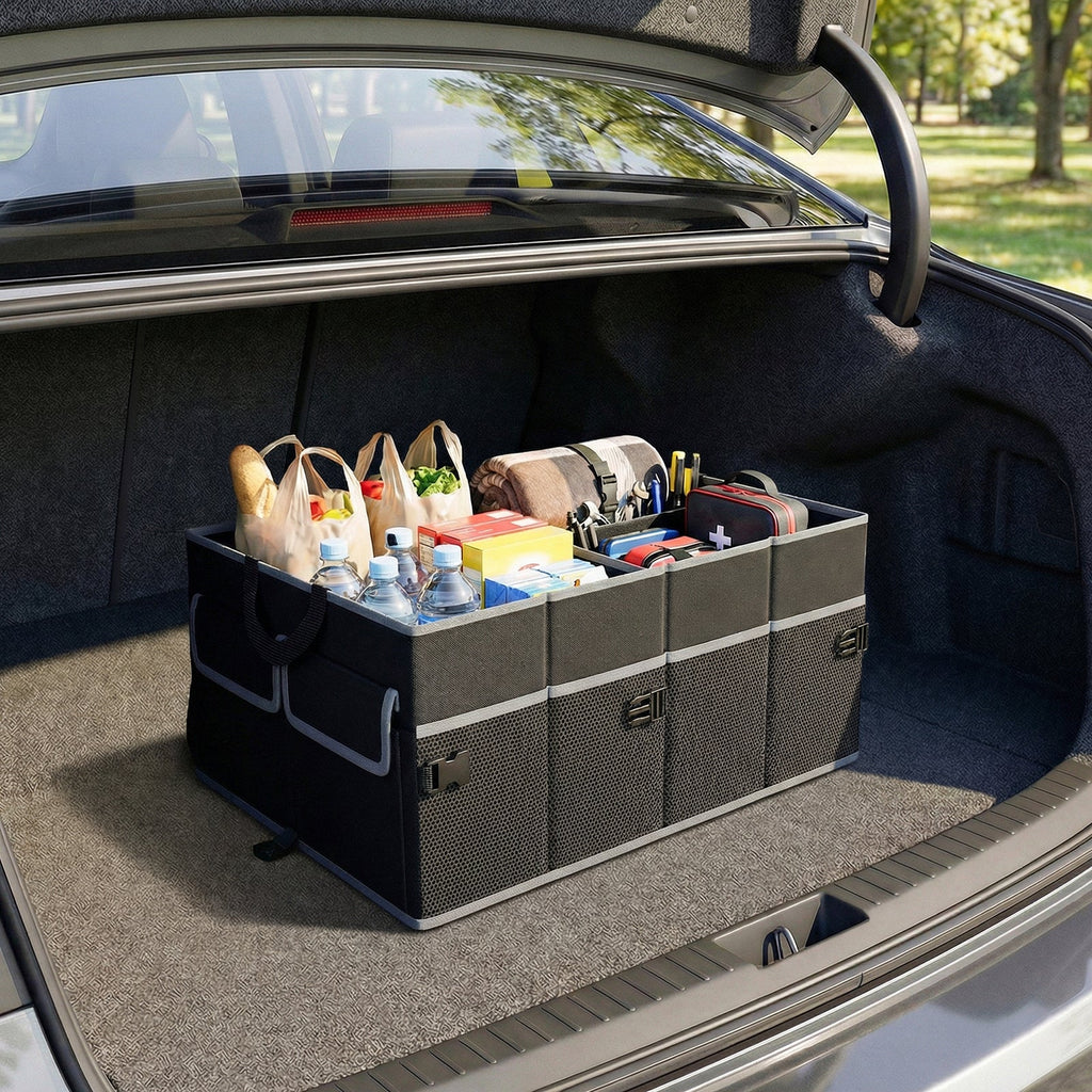 Collapsible Trunk Organizer – 13 Gallon, Black