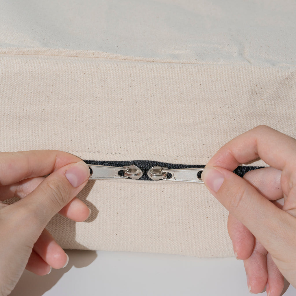 Cotton Canvas Sweater Storage Bags with Viewing Window