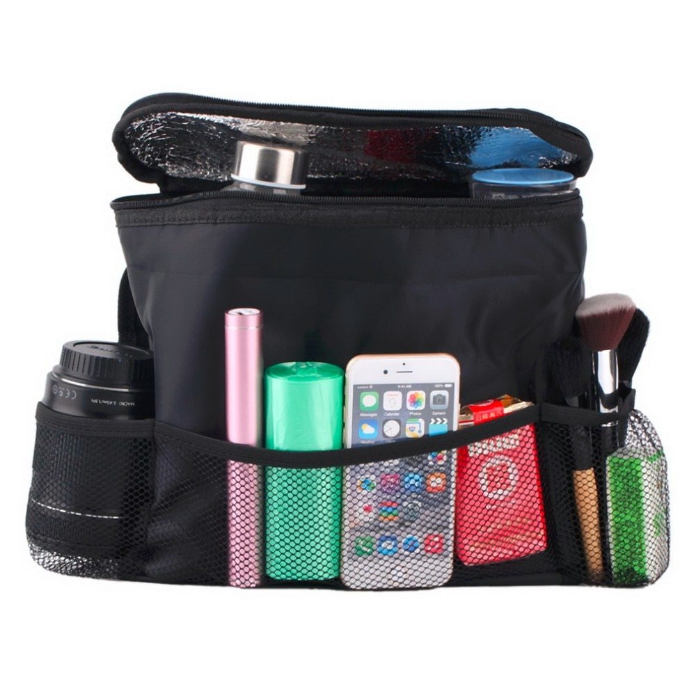Compact Seatback Organizer with Tissue Holder