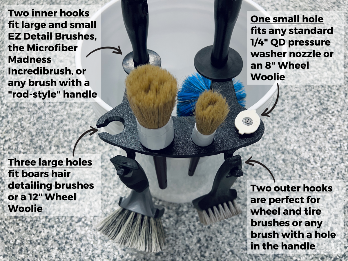 BucketCaddy Car Wash Brush Organizer