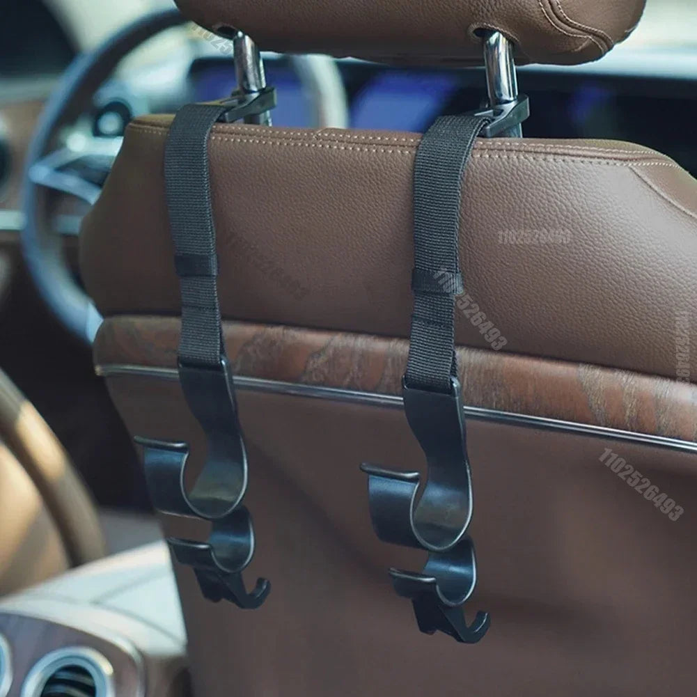 Seatback Hanging Multi-Hook Organizers – 2 Pack
