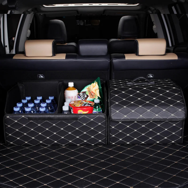 Folding Trunk Storage Box – PU Leather