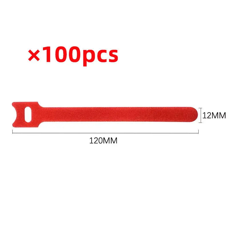 Reusable Hook-and-Loop Cable Straps – Color & Pack Options