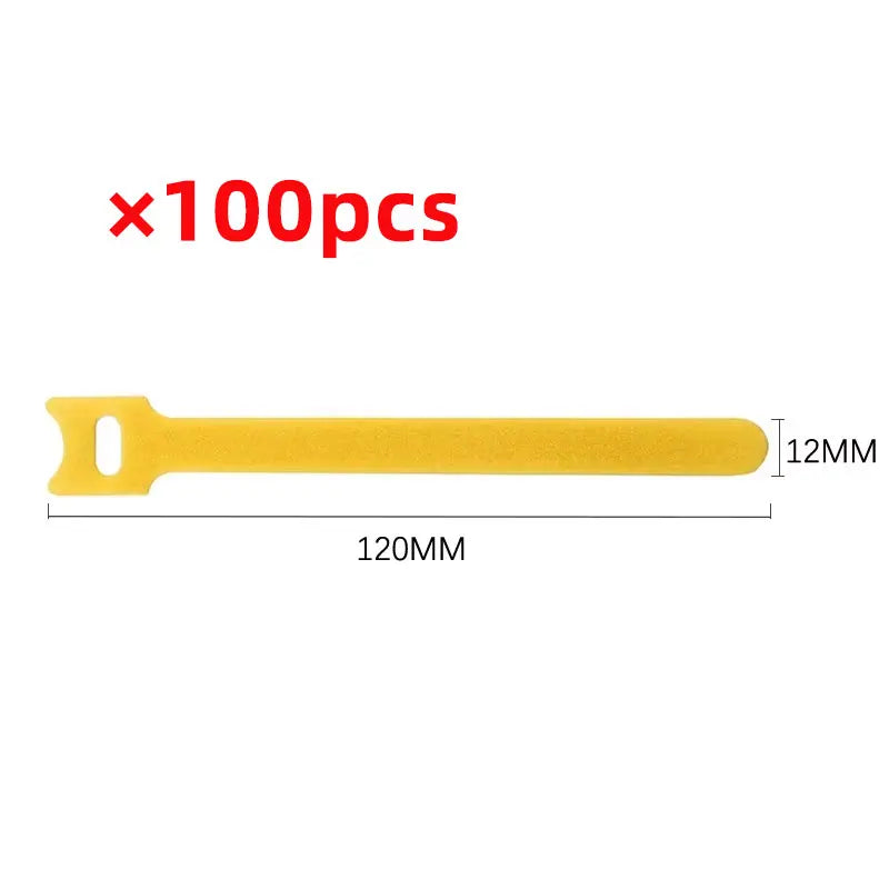 Reusable Hook-and-Loop Cable Straps – Color & Pack Options