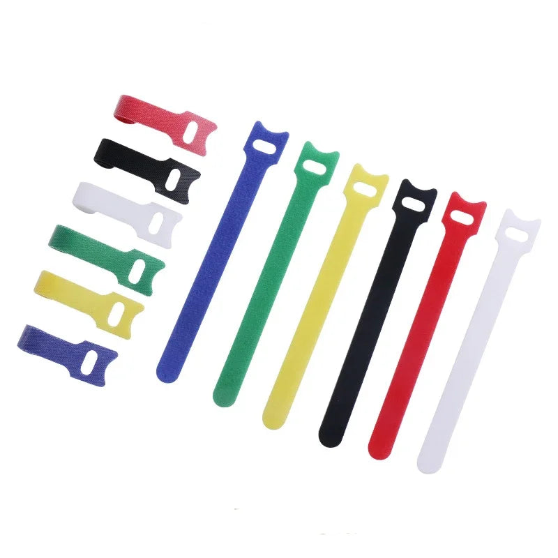 Reusable Hook-and-Loop Cable Straps – Color & Pack Options