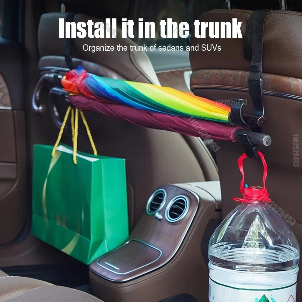 Seatback Hanging Multi-Hook Organizers – 2 Pack