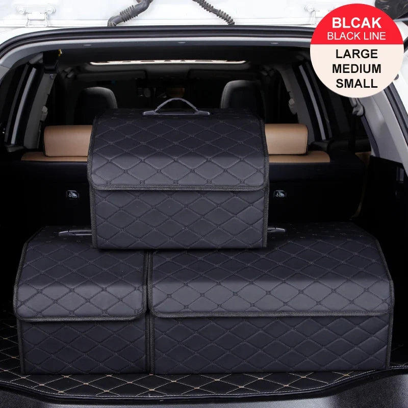 Folding Trunk Storage Box – PU Leather