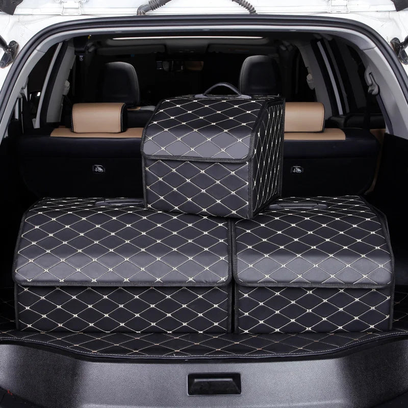 Folding Trunk Storage Box – PU Leather