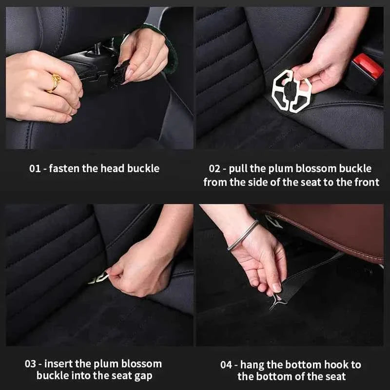 Seatback Organizer with Fold-Out Tray & Tablet Pocket
