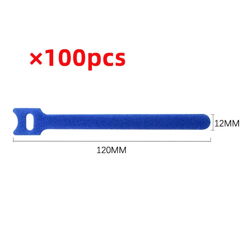 Reusable Hook-and-Loop Cable Straps – Color & Pack Options