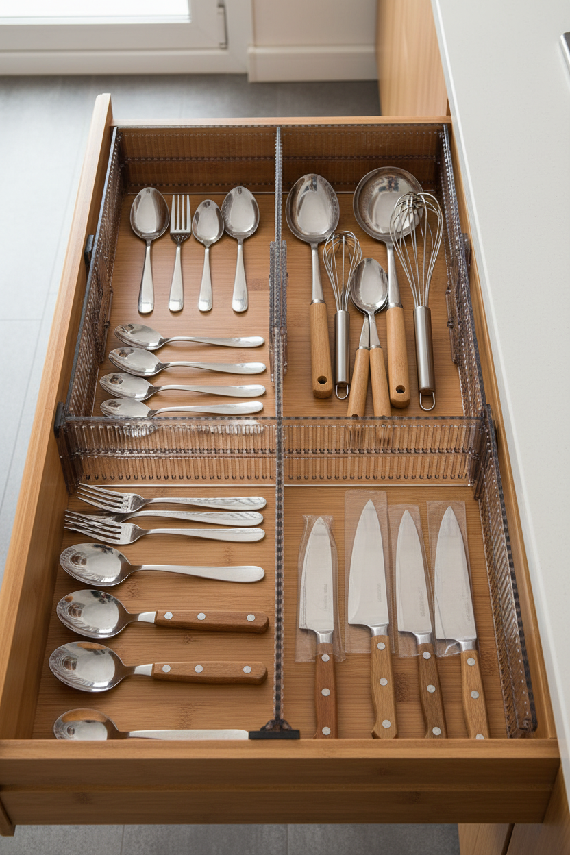 Adjustable Drawer Dividers – Single, 2 & 4-Piece Options