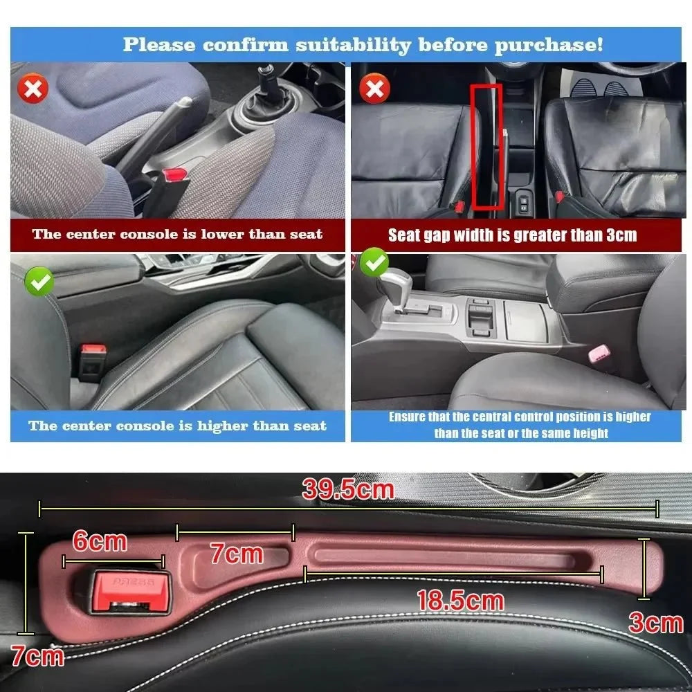 Car Seat Gap Storage Organizers – 2 Pack