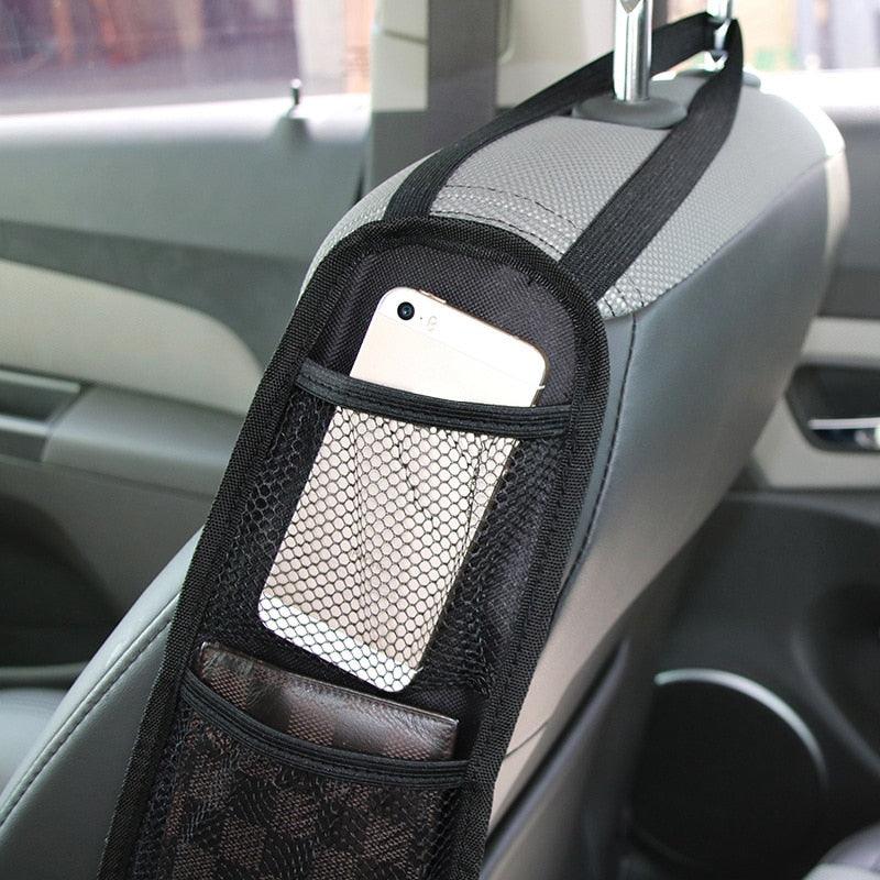 Seat-Side Hanging Organizer with Drink Pocket