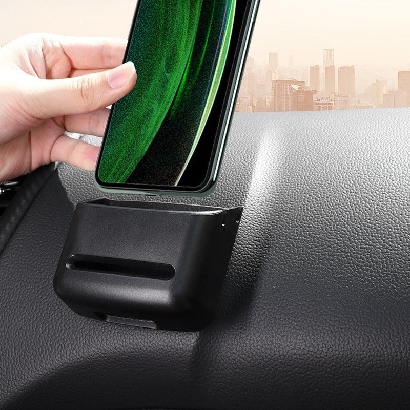 Compact Car Air Vent Storage Pocket