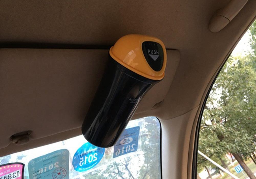 Compact Car Trash Can