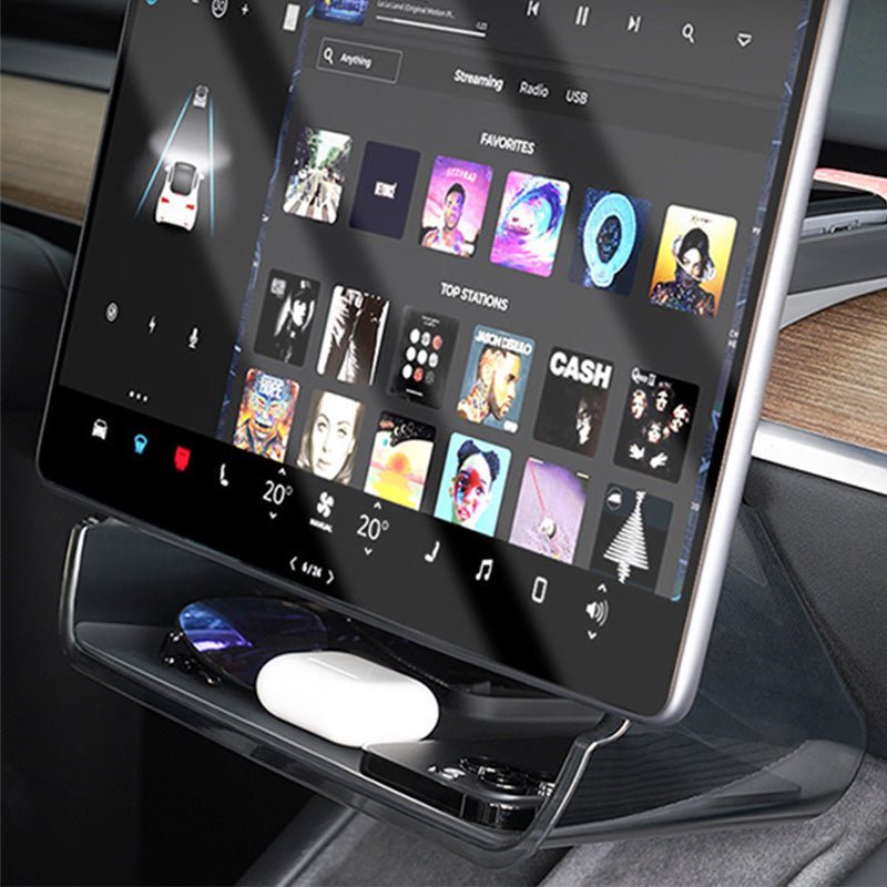 TESERY Under-Screen Organizer – Model 3 (2021–Oct 2023) / Model Y (2021–2024)