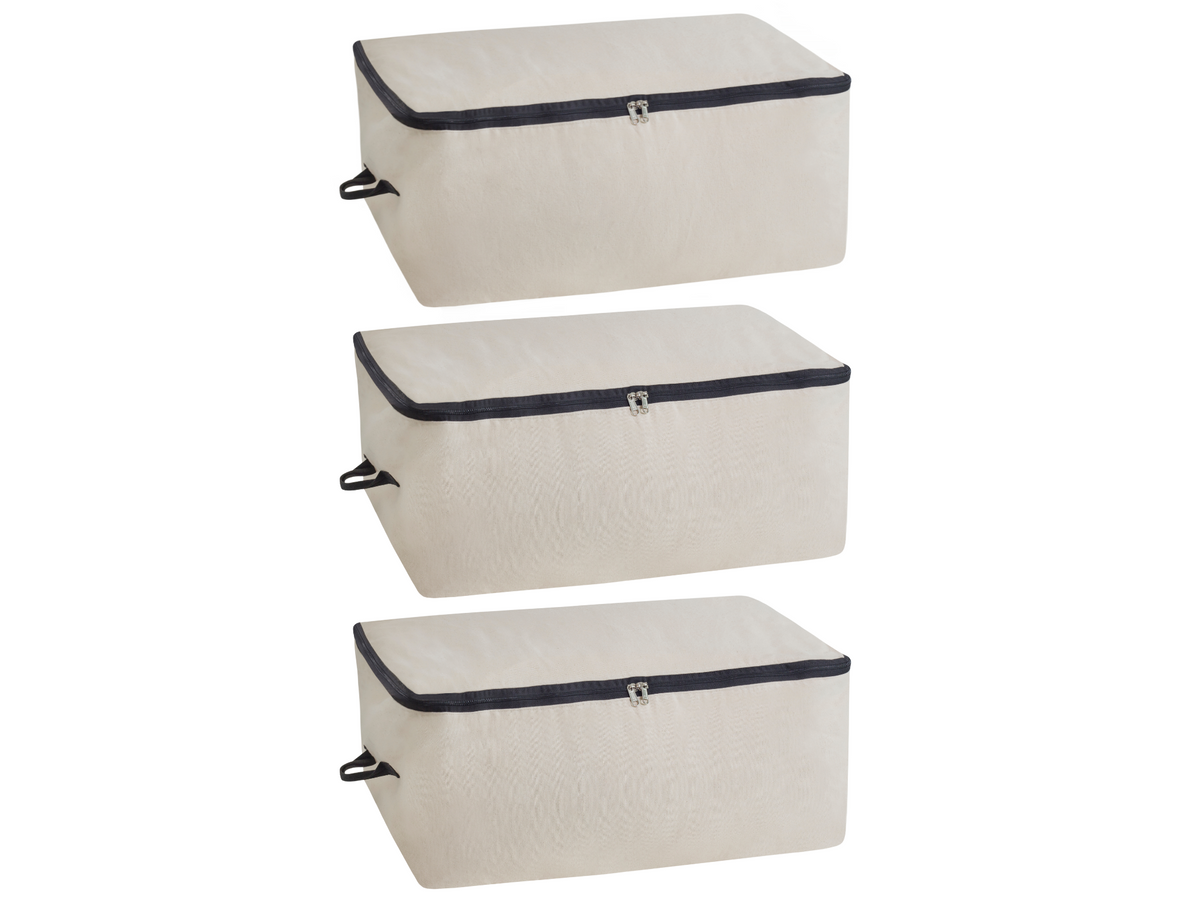 Cotton Canvas Comforter Storage Bags