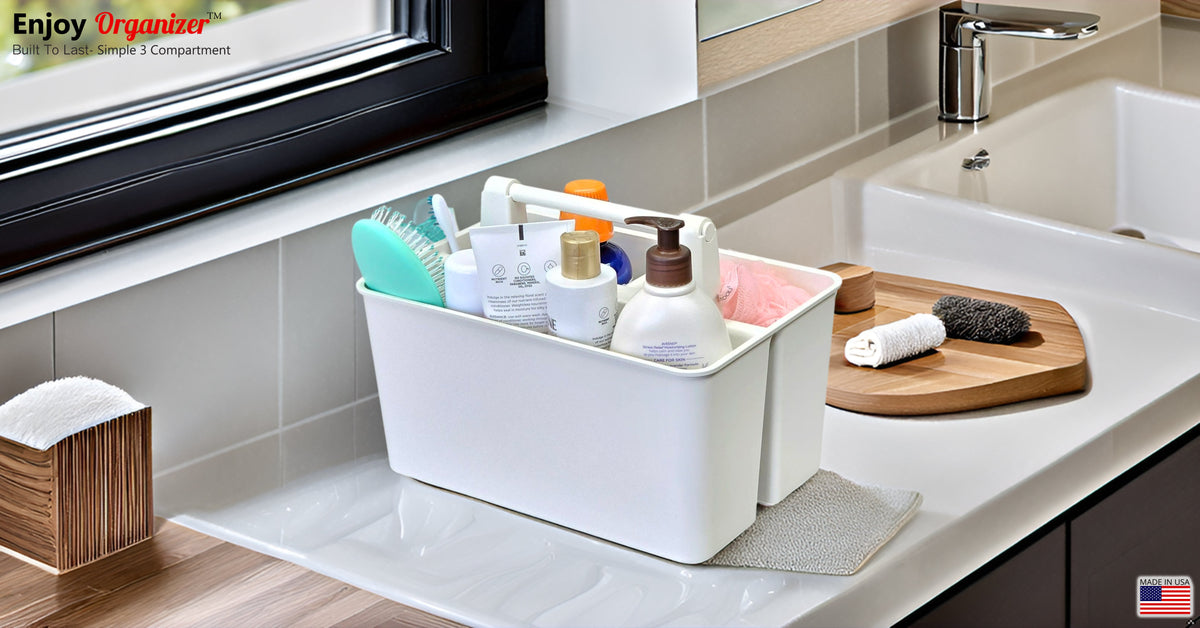 Enjoy Organizer 3-Compartment Shower Caddy