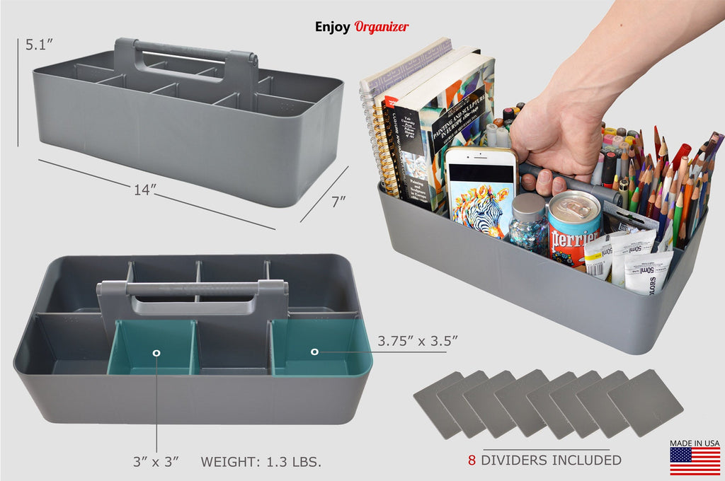 Enjoy Organizer Portable Storage Caddies – 2 Pack