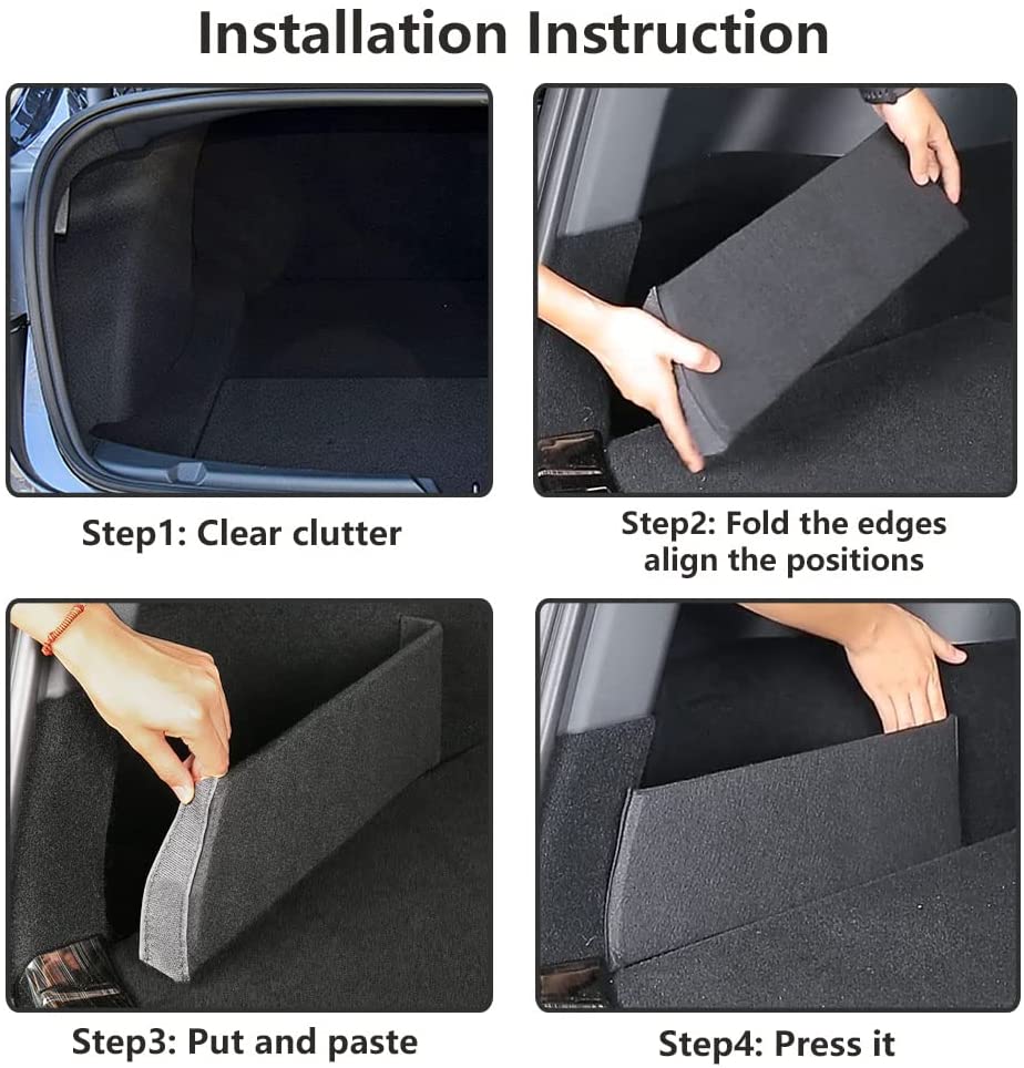 TESERY Trunk Side Dividers – Select Tesla Model & Year