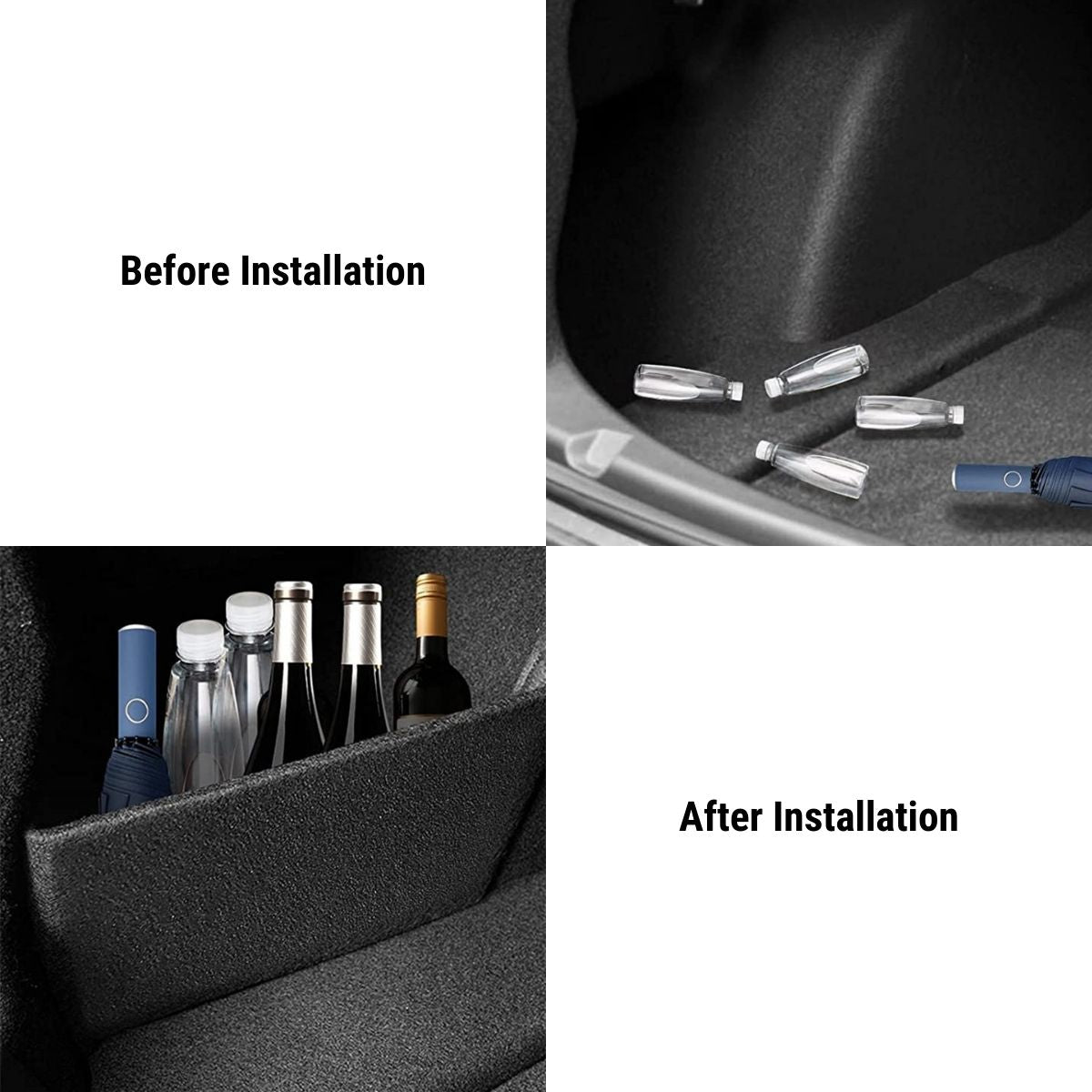 TESERY Trunk Side Dividers – Select Tesla Model & Year